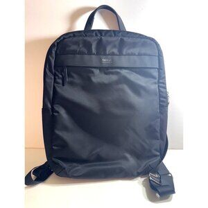 Targus California Black Nylon Backpack, Adjustable Straps orange lining 15”x13”